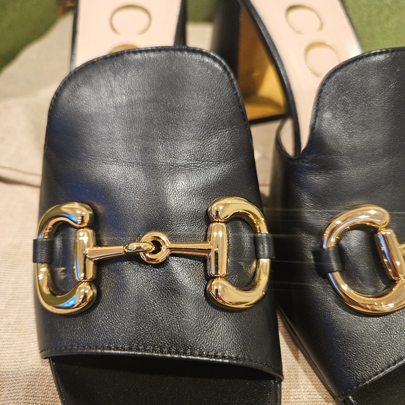 Gucci 80mm Horsebit mules 40 1/2 $920 - Picture 5 of 11